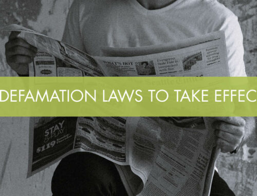Changes to Defamation Laws to take effect from 1 July 2021